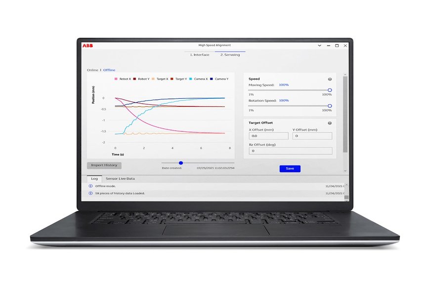 ABB、エレクロトニクス分野の製造に速度と精度を向上させる画期的なロボットアライメントソフトウェアを発表